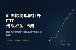 韩国拟将单股杠杆ETF倍数降至1.5倍
