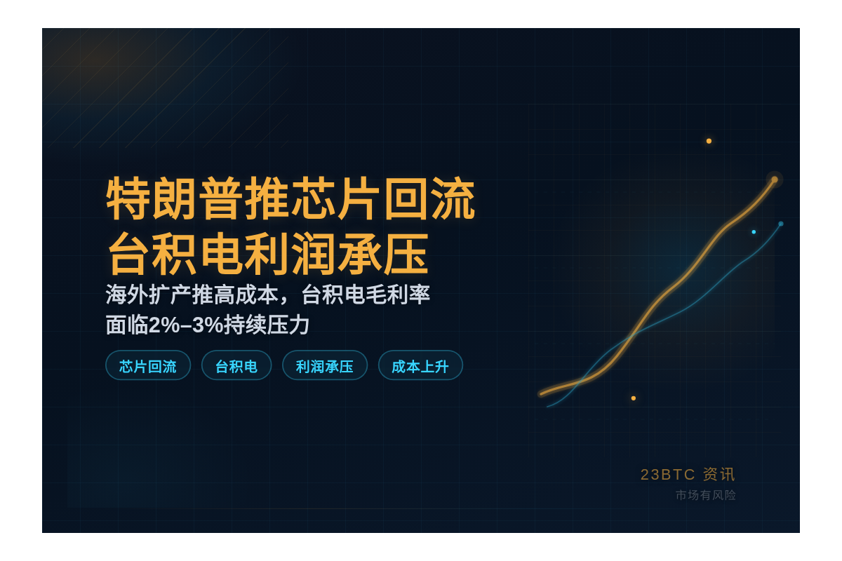 特朗普推芯片回流,台积电利润承压插图1 特朗普推芯片回流,台积电利润承压