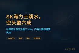 SK海力士跳水，空头盈六成