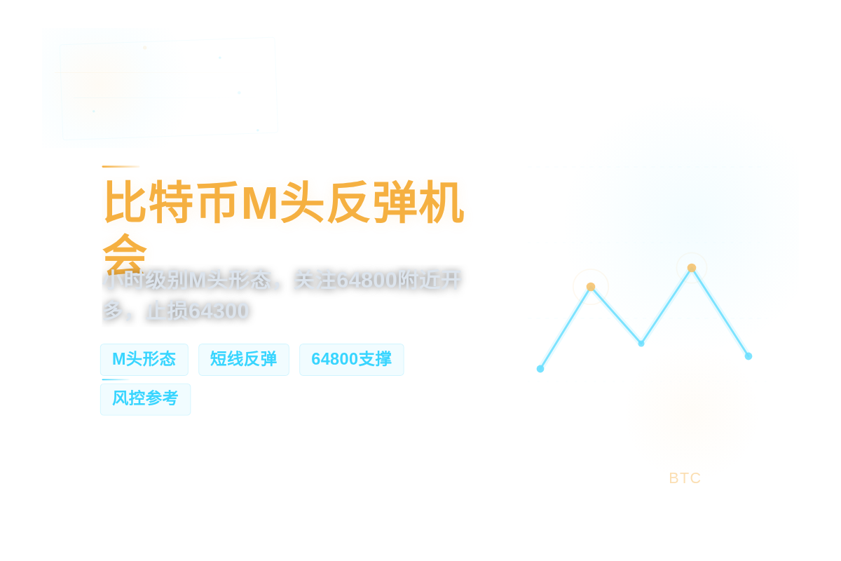 比特币M头反弹机会