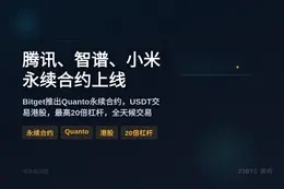 Bitget上线腾讯、智谱、小米永续合约