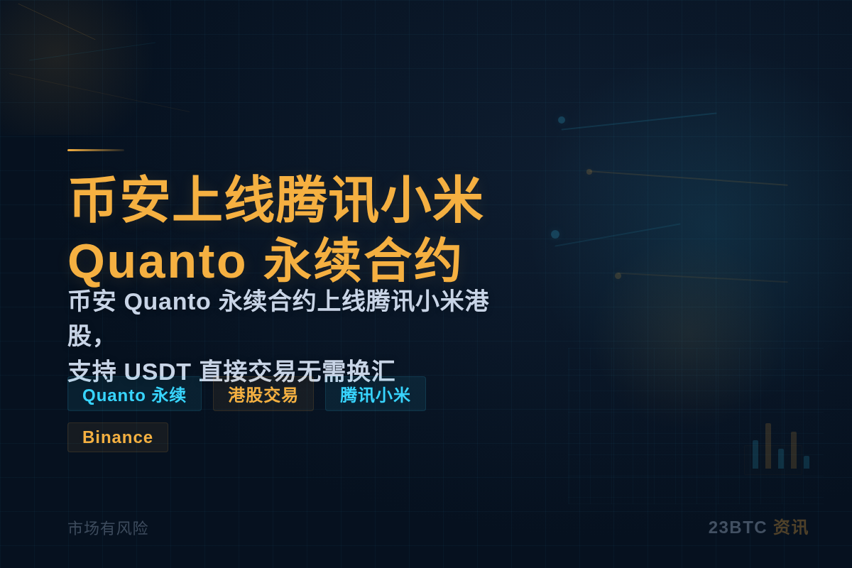 币安上线腾讯小米Quanto永续合约