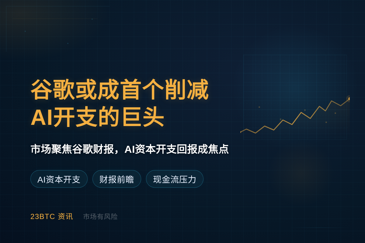谷歌或成首个削减AI开支的巨头插图1 谷歌或成首个削减AI开支的巨头