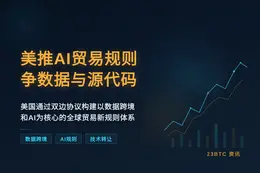 美推AI贸易规则，争数据与源代码
