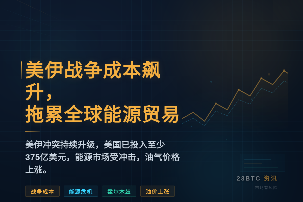 美伊战争成本飙升,拖累全球能源贸易插图1 美伊战争成本飙升,拖累全球能源贸易
