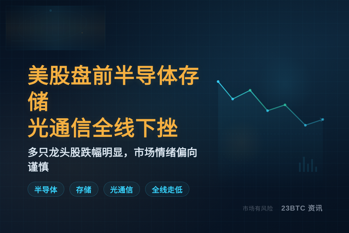 美股盘前半导体存储光通信全线下挫插图1 美股盘前半导体存储光通信全线下挫