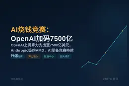 AI烧钱竞赛：OpenAI加码7500亿