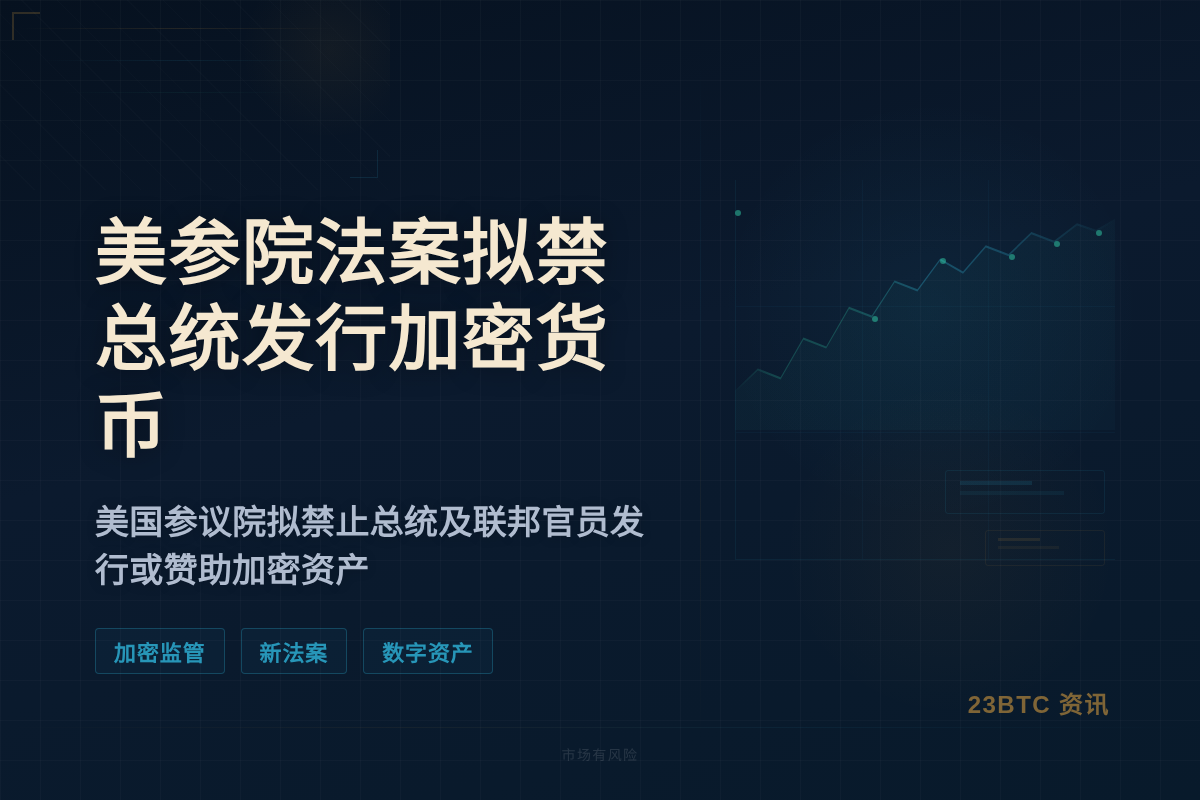 美参院法案拟禁总统发行加密货币