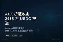 AFX 3小时前被盗2415万USDC