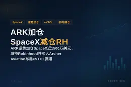 ARK加仓SpaceX减仓RH