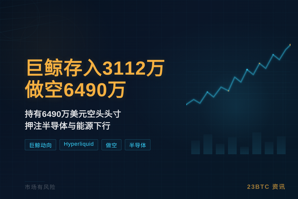 巨鲸存入3112万做空6490万插图1 巨鲸存入3112万做空6490万