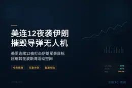 美连12夜袭伊朗 摧毁导弹无人机