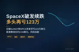 SpaceX破发续跌多头再亏123万