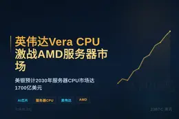 英伟达Vera CPU激战AMD服务器市场