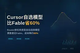 Cursor自选模型近Fable省60%