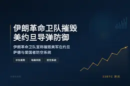伊朗革命卫队摧毁美约旦导弹防御