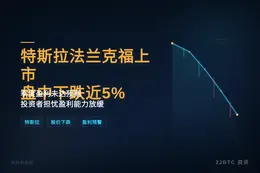 特斯拉法兰克福上市跌近5%