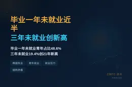 韩毕业一年未就业近半 三年创新高