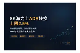 SK海力士ADR转换上限2.5%
