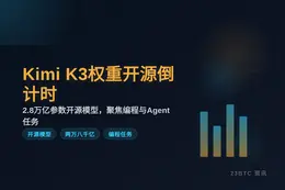 月之暗面Kimi K3权重开源倒计时