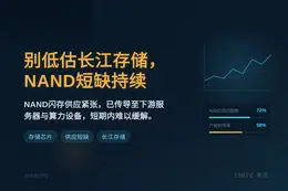 别低估长江存储，NAND短缺持续