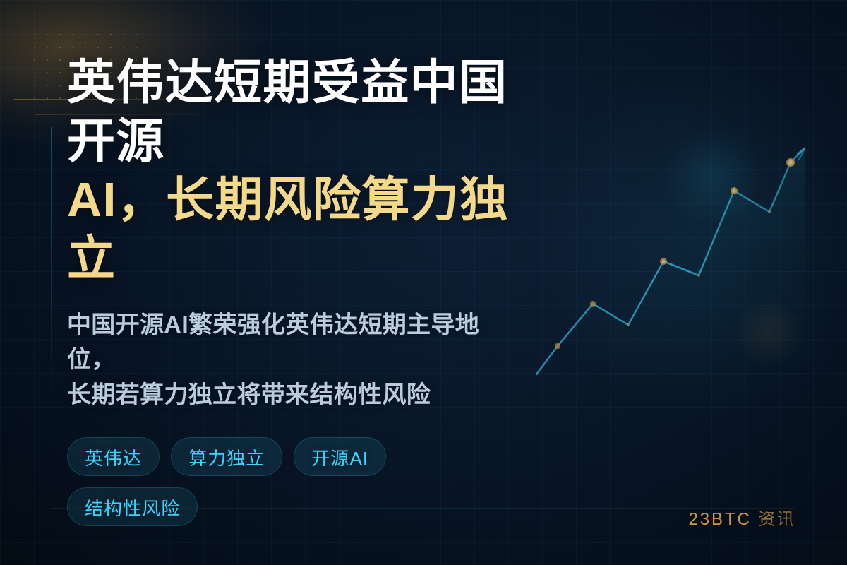英伟达短期受益中国开源AI，长期风险算力独立