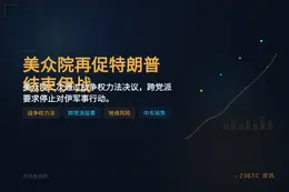 美众院再促特朗普结束伊战