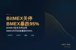 BitMEX关停，BMEX暴跌95%