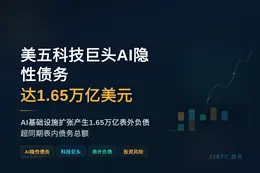 美五科技巨头AI隐性债务达1.65万亿美元