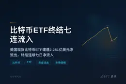 比特币ETF终结七连流入
