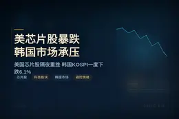 美芯片股下跌波及亚洲