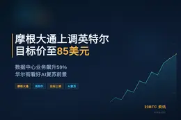 摩根大通上调英特尔目标价至85美元