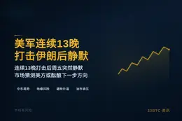 美军近两周每日打击伊朗，周五未行动