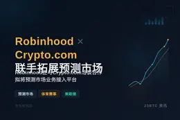 Robinhood联手Crypto.com拓展预测市场