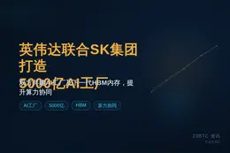 英伟达联合SK集团打造5000亿AI工厂