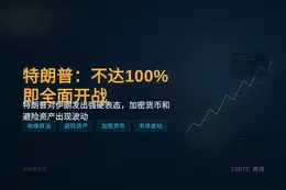 特朗普：不达100%即全面开战