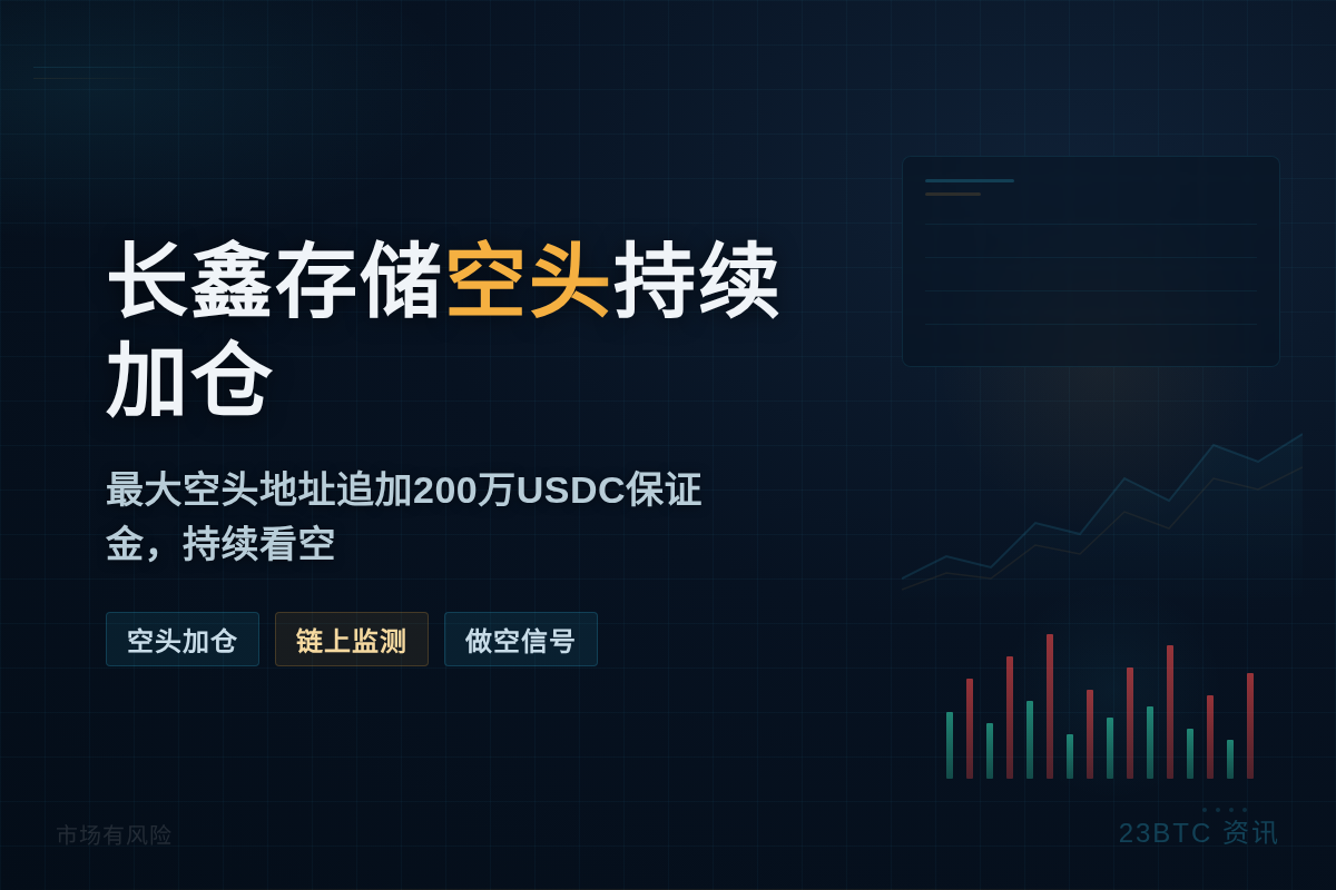长鑫存储空头持续加仓插图1 长鑫存储空头持续加仓