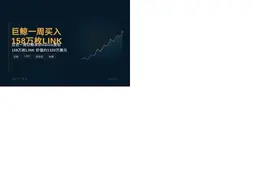 巨鲸一周买入158万枚LINK