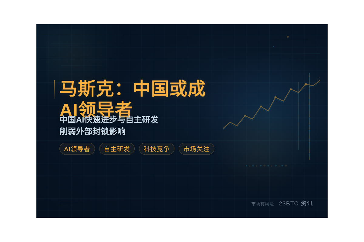 马斯克：中国或成AI领导者