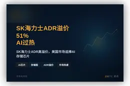 SK海力士ADR溢价51% AI过热