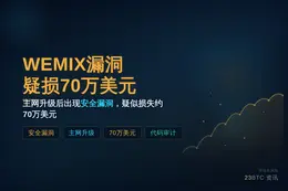 WEMIX漏洞疑损70万美元