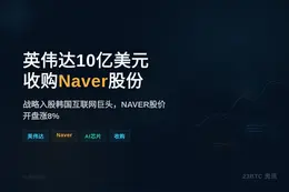 英伟达10亿美元收购Naver股份
