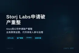 Storj Labs申请破产重整