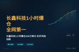 长鑫科技1小时爆仓全网第一