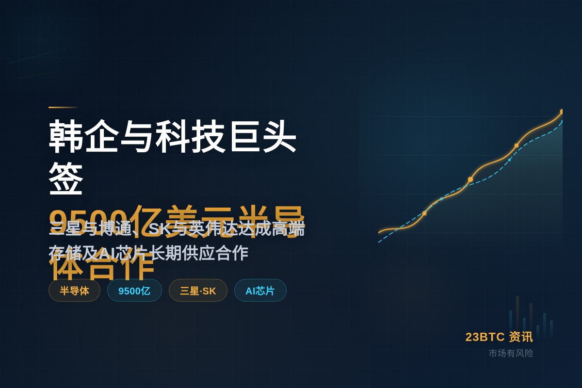 韩企与科技巨头签9500亿美元半导体合作插图1 韩企与科技巨头签9500亿美元半导体合作