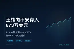 王纯向币安存入673万美元