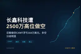长鑫科技遭2500万高位做空