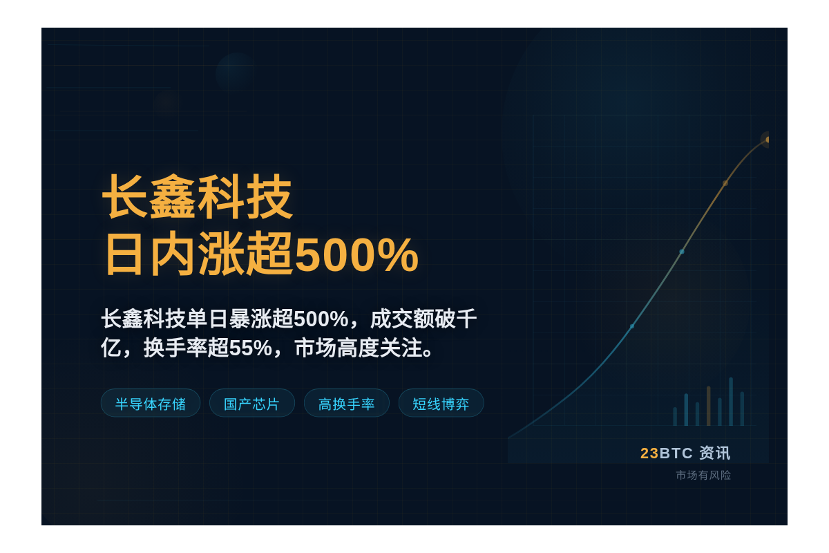 长鑫科技日内涨超500%