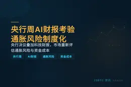 央行周AI财报考验通胀风险制度化