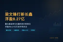 梁文锋打新长鑫浮盈8.27亿